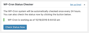 WP-Cron Status Checker Dashboard Widget